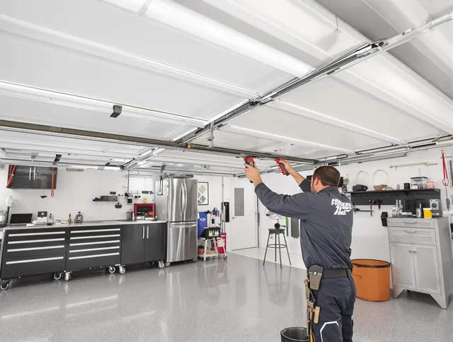 Overhead garage door repair service by Barberton Garage Door Repair in Barberton