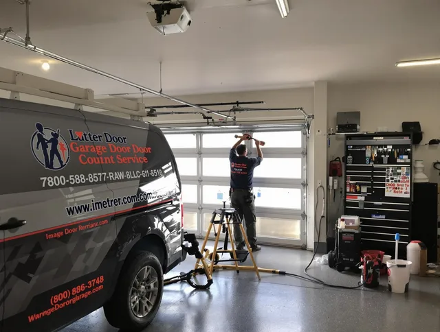 Barberton Garage Door Repair team performing same-day garage door repair in Barberton